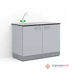 Стол лабораторный моечный Дельта-С-5/2ПА-10
