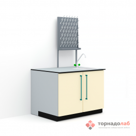 Стол лабораторный моечный ПроМо-3