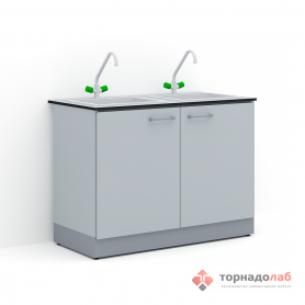 Стол лабораторный моечный Дельта-С-5/2-11